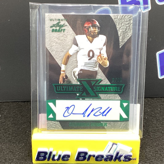 2022 Ultimate Leaf Draft Ultimate Signatures Desmond Ridder 8/35 UXS-DR1 Falcons