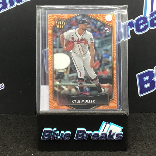 2022 Topps Transcendent Baseball VIP Party Kyle Muller 1/1 #22 Braves
