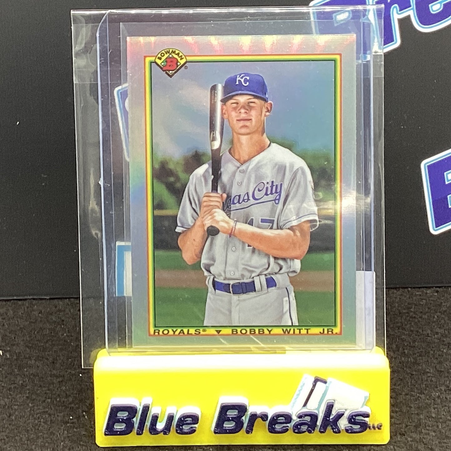 2019 Topps Bowman Refractor Bobby Witt Jr 90B-BWJ