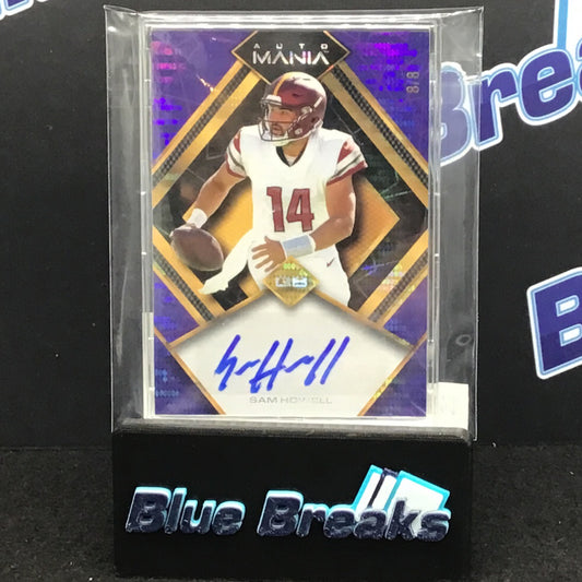 2022 Wild Card Purple Sam Howell auto 8/8 #AM-D96