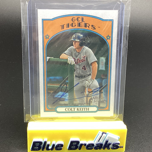 2021 Topps Heritage - Colt Keith Auto