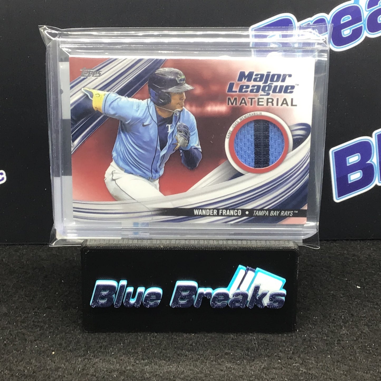 2023 Topps Series One Major League Material Wander Franco 20/25 #MLM-WF Rays