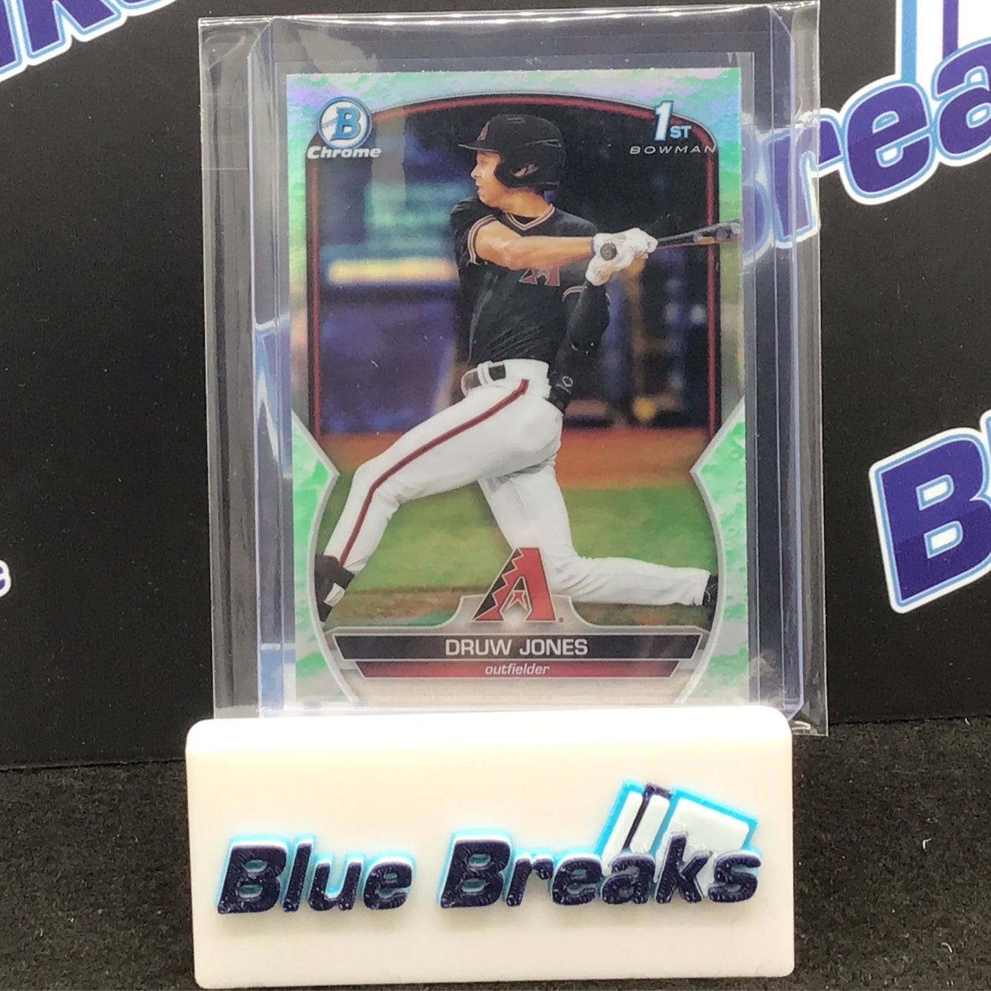 2023 Topps - Bowman Chrome - Druw Jones - 1st - Green