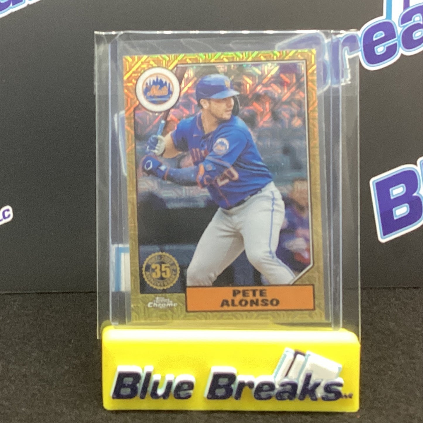 2022 Topps Chrome 35th anniversary Pete Alonso T87C-60