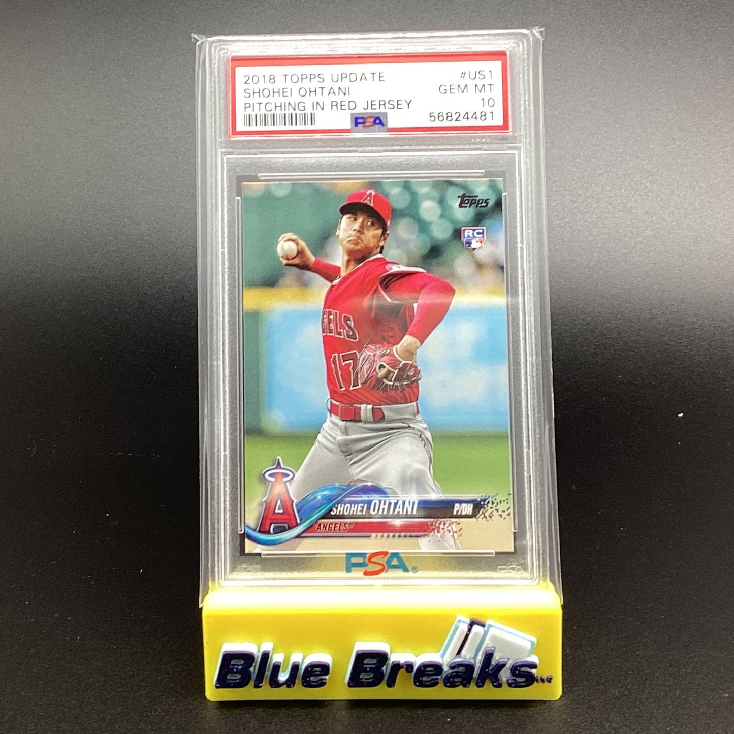 2018 Topps Update Shohei Ohtani Red Jersey