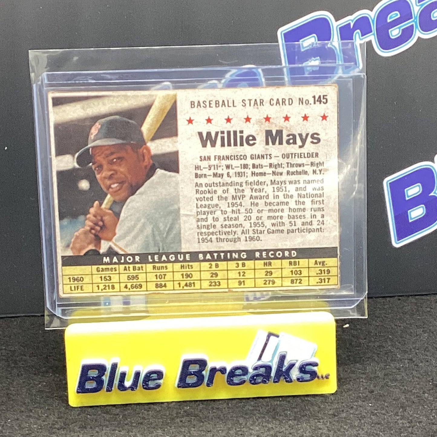 1958 - Topps - Hank Aaron - All Star - 488 - Milwaukee Braves