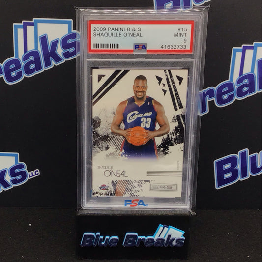 2009 Panini R & S Shaquille O'neal #15 PSA 9 Cavaliers