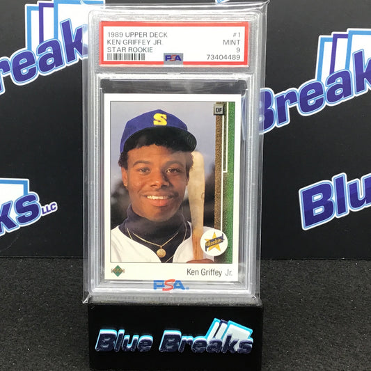 1989 Upper Deck - Ken griffey Jr - Star Rookie - Seattle Mariners - PSA 9