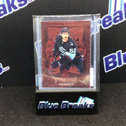 2023-24 Upper Deck Black Diamond Rookie Gems Ruby Tye Kartye 042/100 #RG-KT Seattle Kraken