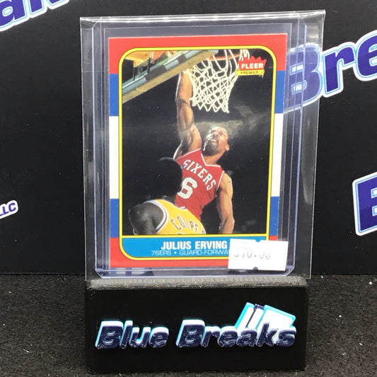 1986 Fleer Julius Erving #31 76ers