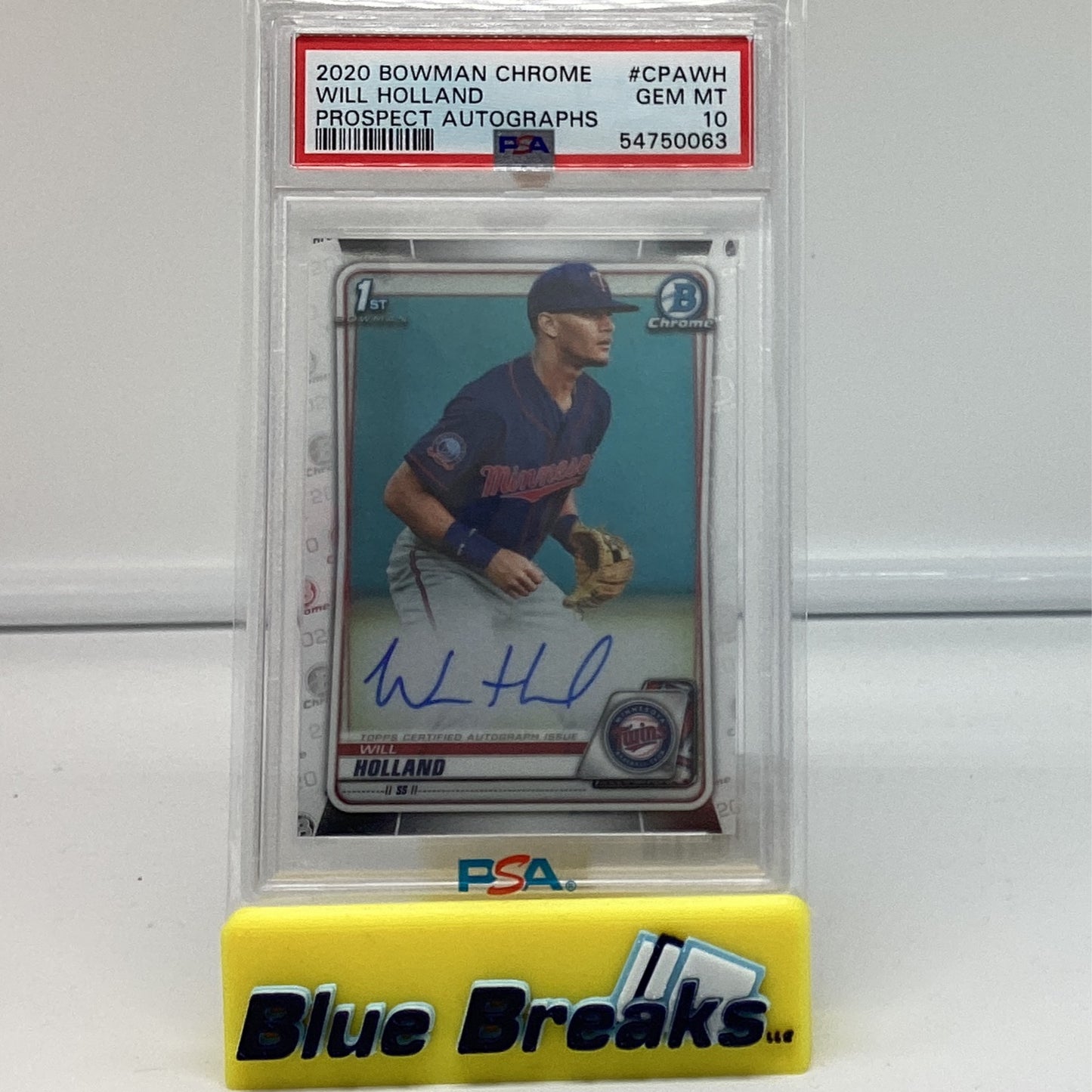 2020 Chrome - Will Holland Gem 10