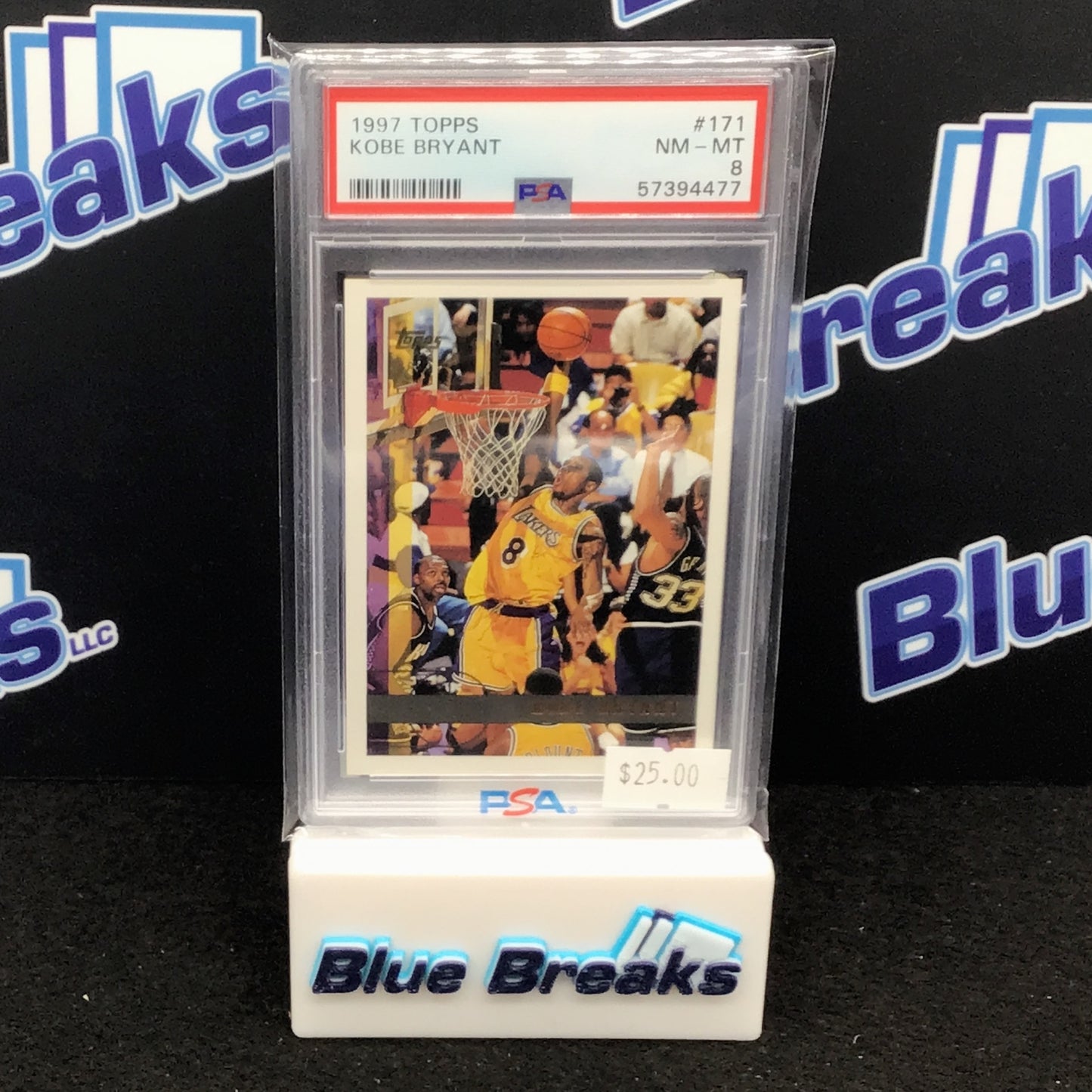 1997 Topps Kobe Bryant #171 PSA 8 Lakers