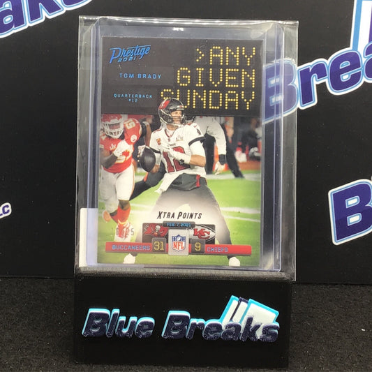 2021 Panini Prestige Any Given Sunday Tom Brady #AGS-TB1 Buccaneers