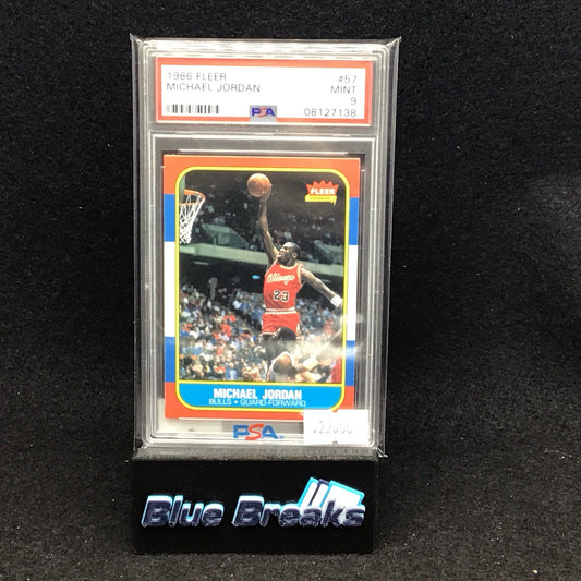 1986 Fleer Michael Jordan #57 PSA 9 Bulls