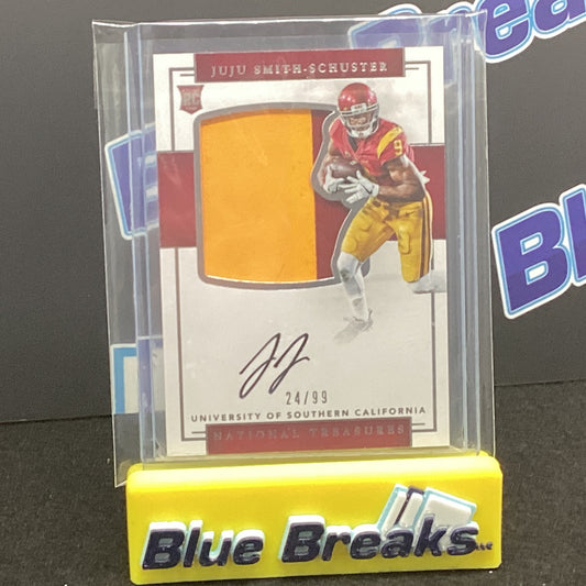 2017 National Treasures - Juju Smith-Schuster 24/99