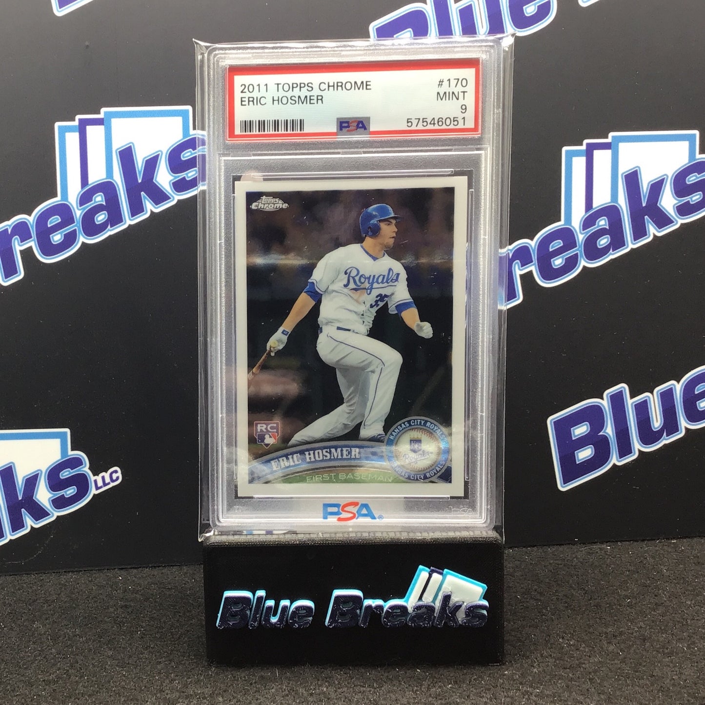 2011 Topps Chrome Eric Hosmer #170 PSA 9 Royals