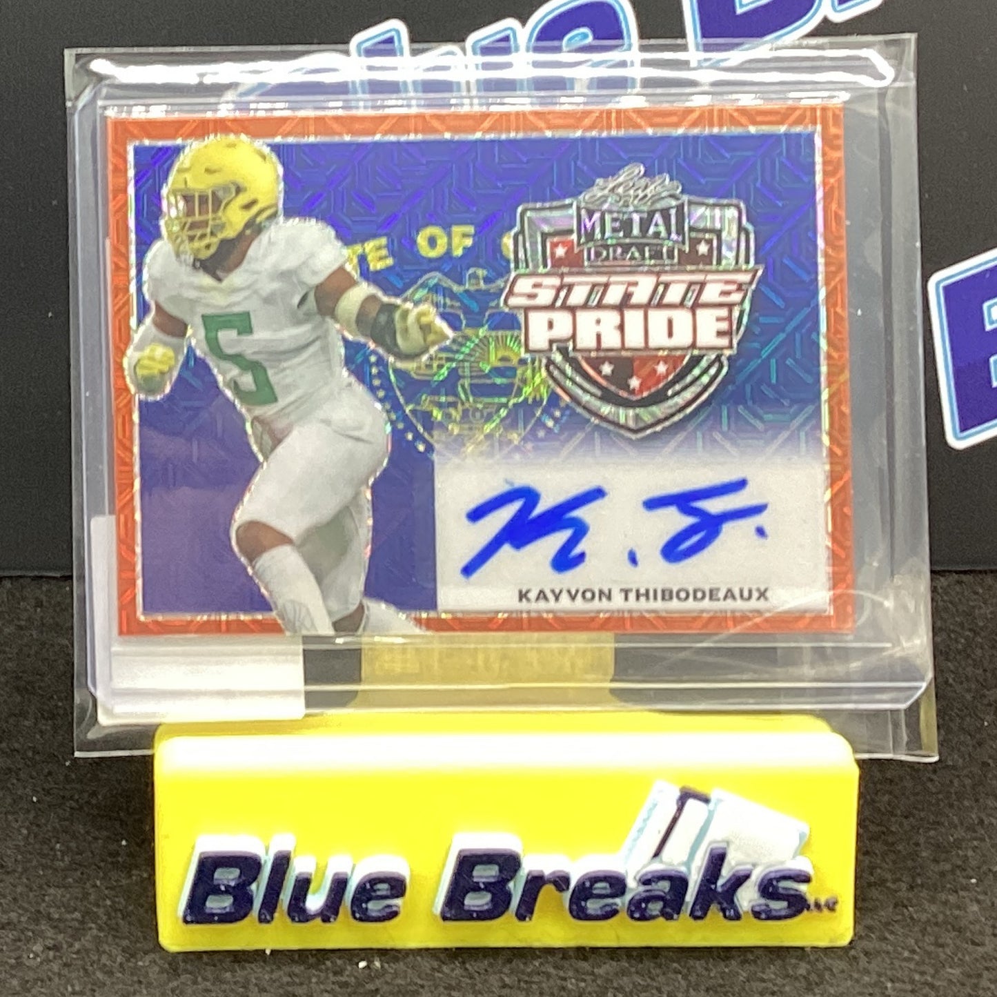 2022 Leaf Metal Draft State Pride Kayvon Thibodeaux 1/3 #SP-KT1