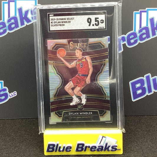 2019-20 Panini Select Silver Prizm Dylan Windler #2 SGC 9.5 Cavaliers
