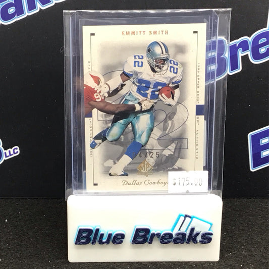 1999 Upper Deck SP Authentic Emmitt Smith 04/25 #23 Cowboys