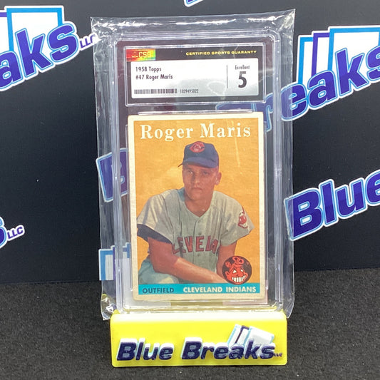 1958 Topps Roger Maris #47 CSG 5