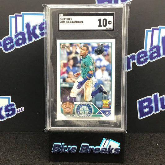 2023 Topps Series 1 Julio Rodriguez #330 SGC 10 Mariners