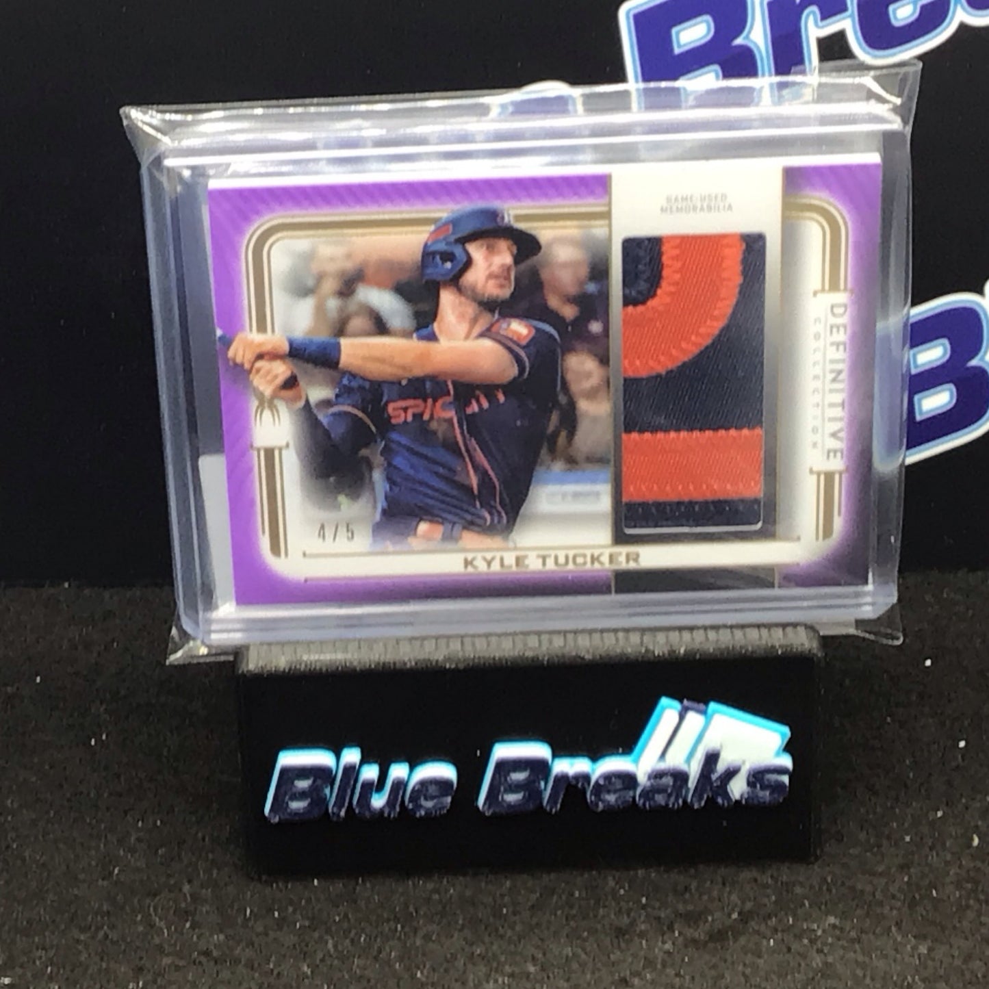 2023 Topps Definitive purple jumbo relic Kyle Tucker 4/5 #DJR-KTU Astros