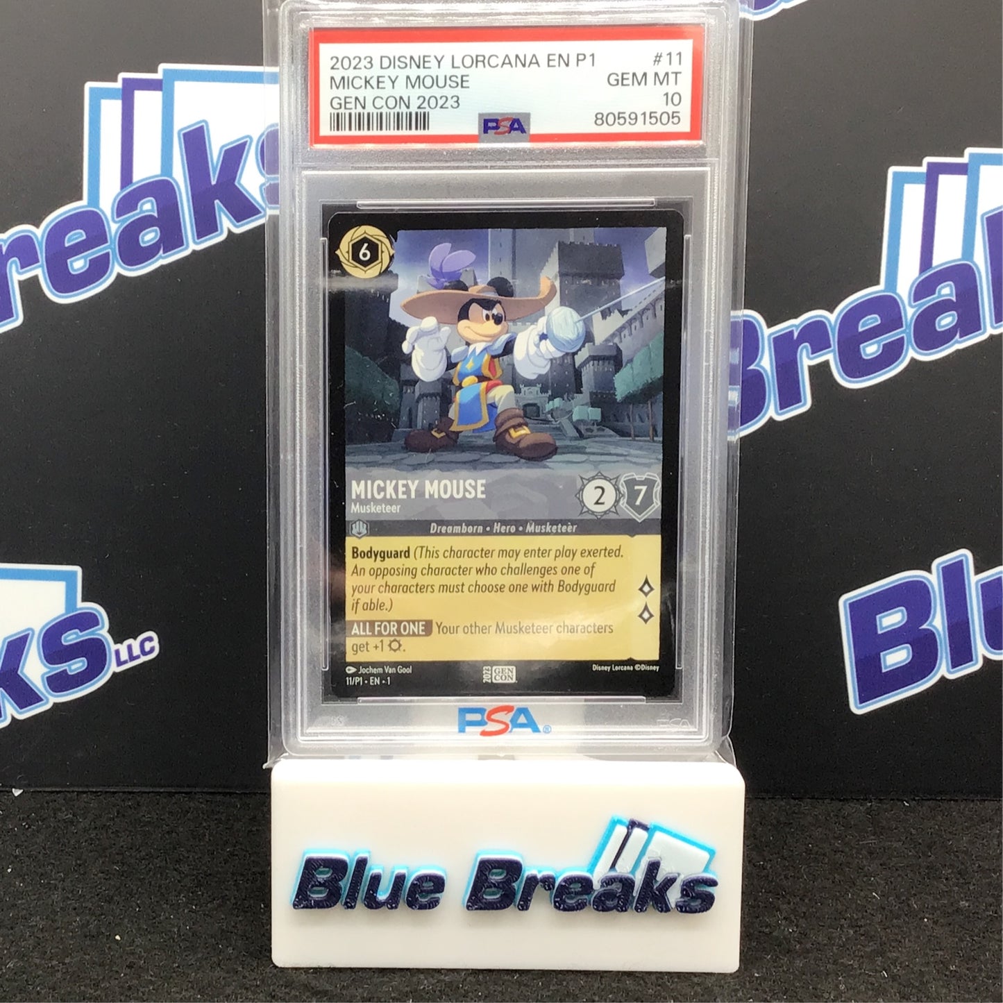 2023 Disney Lorcana - EN P1 - Mickey Mouse - Gen Con - 2023 - PSA 10