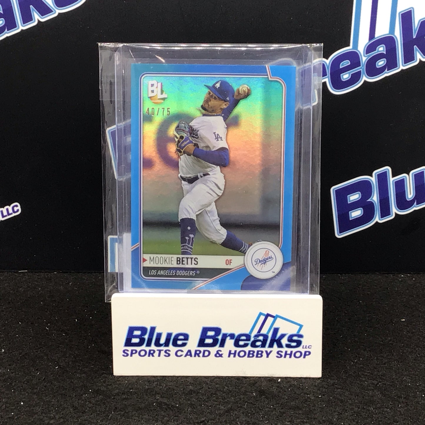 Mookie Betts 2023 Big League WR-10 Blue /75 Dodgers