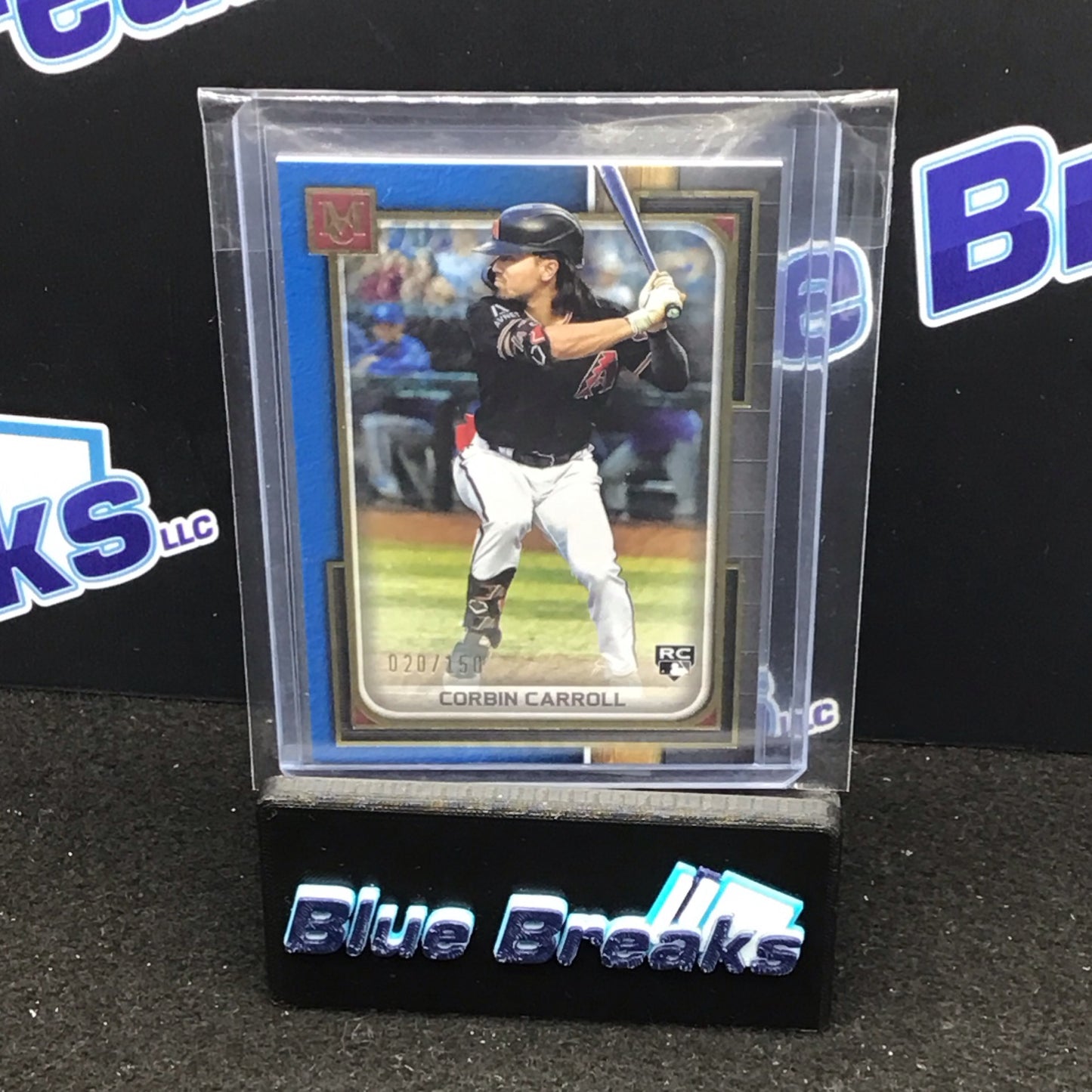 2023 Topps Museum Collection blue Corbin Carroll 020/150 #63 Diamondbacks