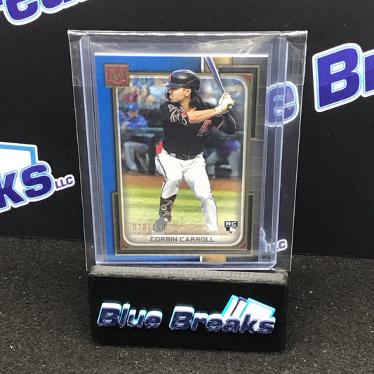2023 Topps Museum Collection blue Corbin Carroll 020/150 #63 Diamondbacks