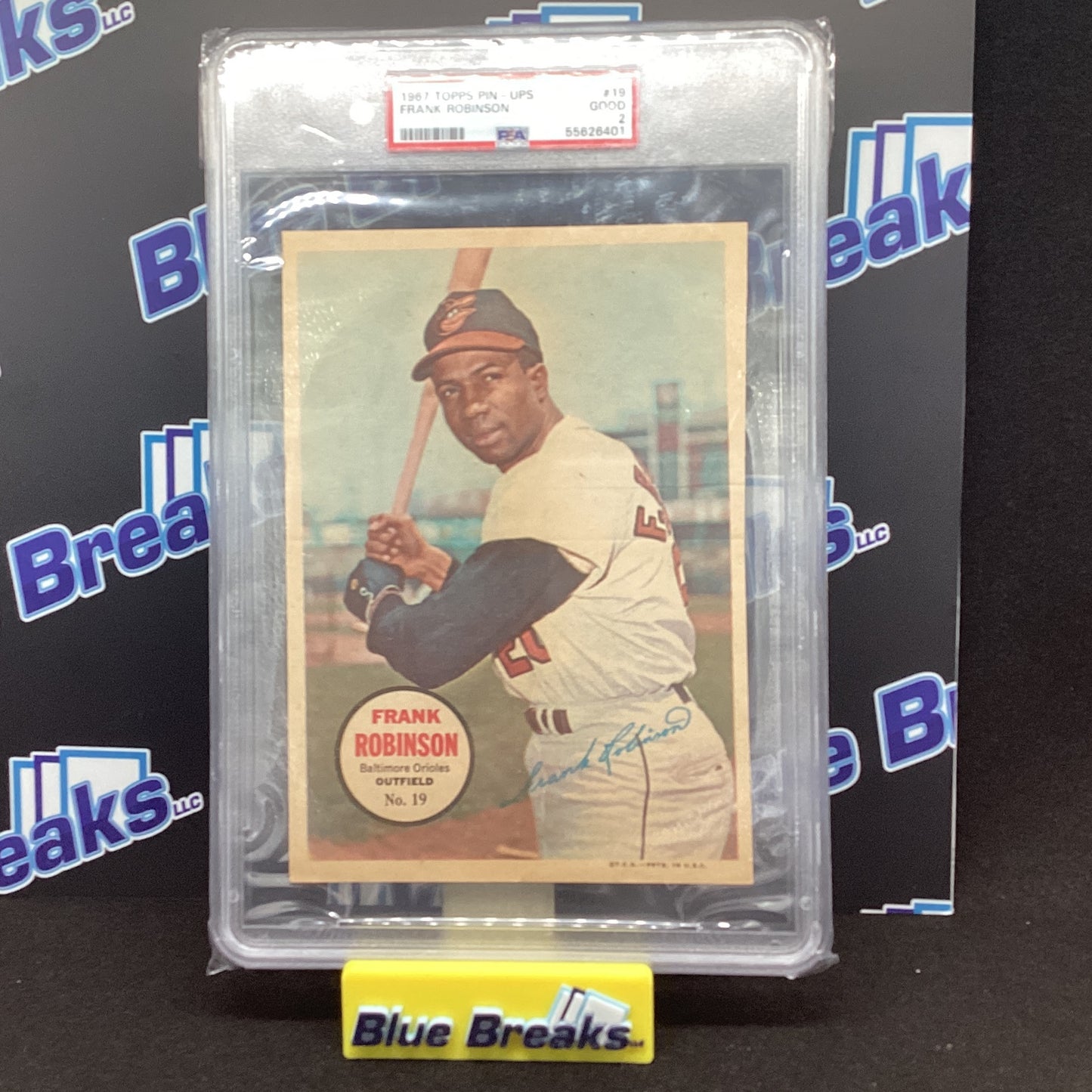 1967 Topps Pin Ups - Frank Robinson PSA2