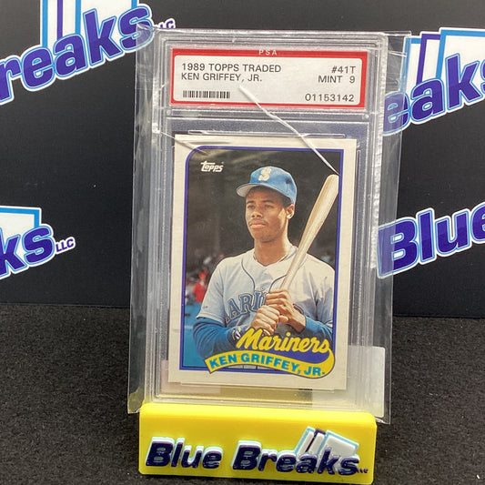 1989 Topps Traded - Ken Griffey #41T - PSA 9