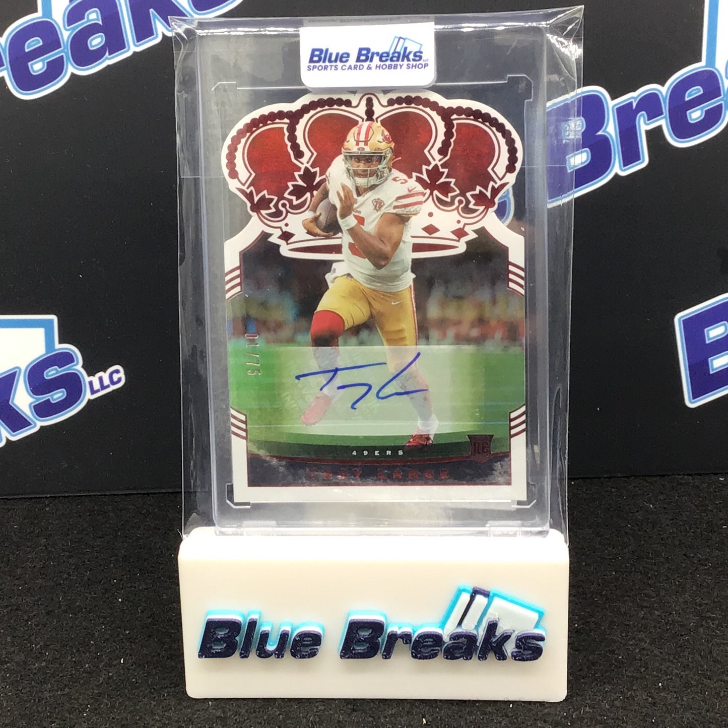2021 Panini - Chronicles Crown Royal - Trey Lance auto 01/75 - Red - San Francisco 49ers