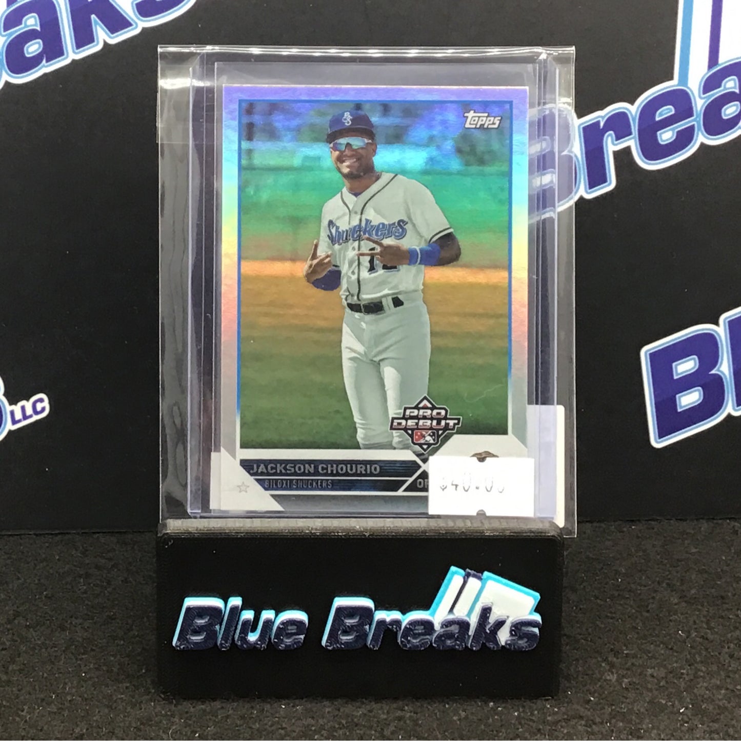 2023 Topps Pro-Debut Image Variation Jackson Chourio #PDC-40 Brewers