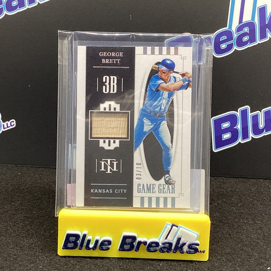 2021 National Treasures - George Brett 3/10 #GG-BG Royals
