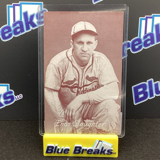 1947 - 1966 Exhibit Card Enos Slaughter