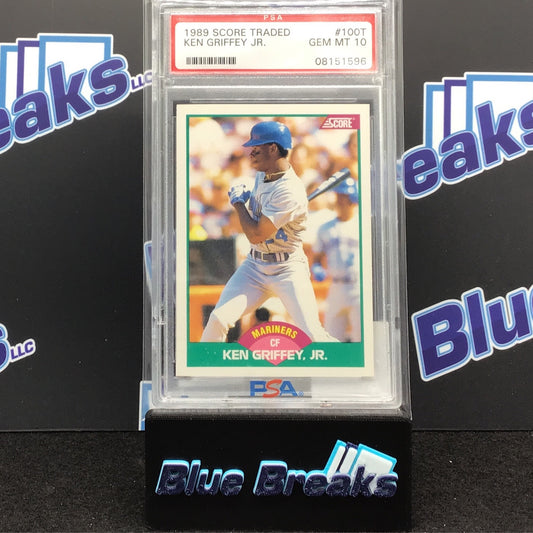 1989 Score Traded Ken Griffey Jr #100T PSA 10 Mariners