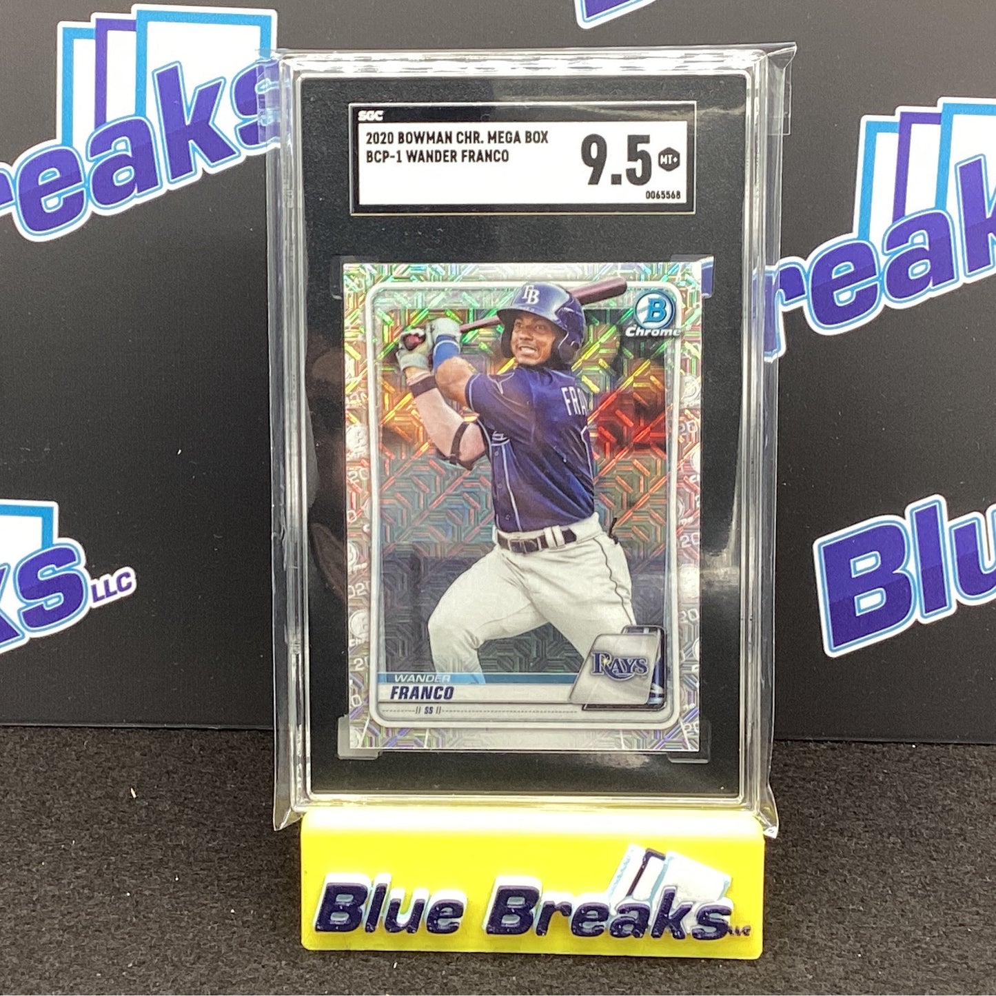 2020 Topps Bowman Chrome Mega Box Mojo Wander Franco SGC 9.5 BCP-1