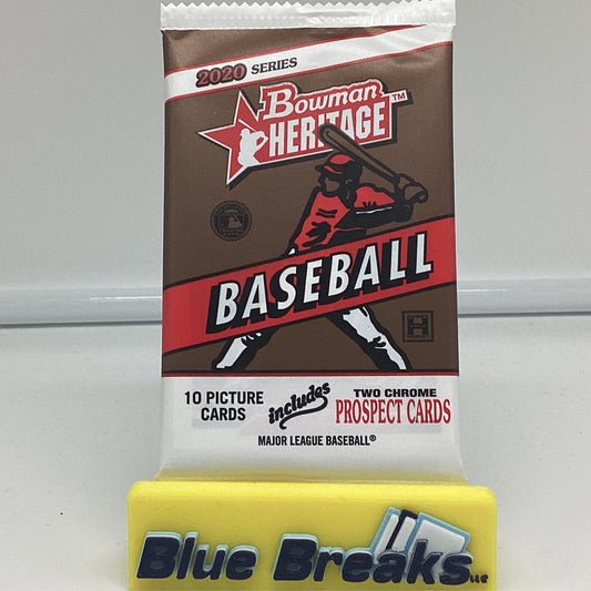 2020 Bowman Heritage Hobby Pack