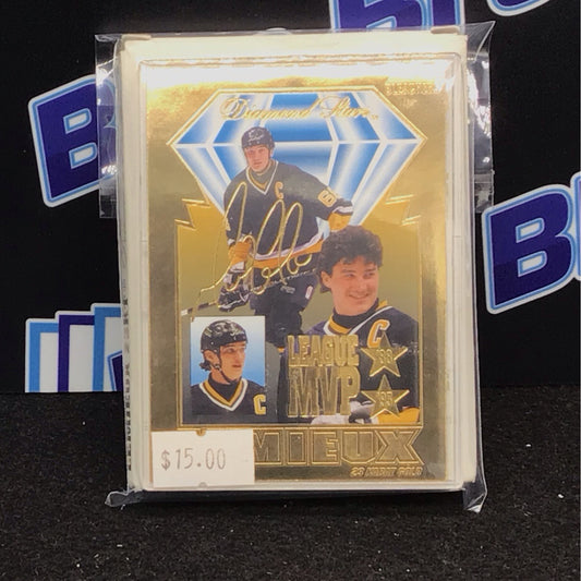 1996 Bleachers Diamond Stars Marion Lemieux 1682/10000 Penguins