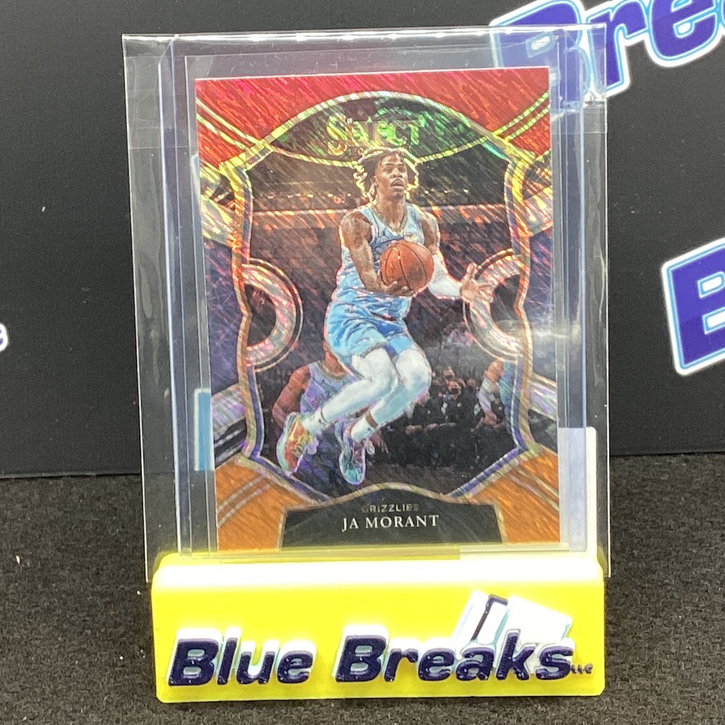 2020-21 Panini Select Red White Orange Shimmer Ja Morant 60