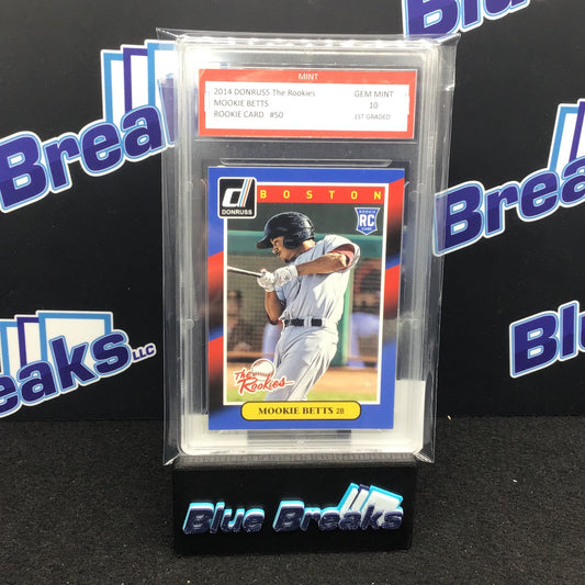 2014 Donruss The Rookies Mookie Betts #50 Red Sox
