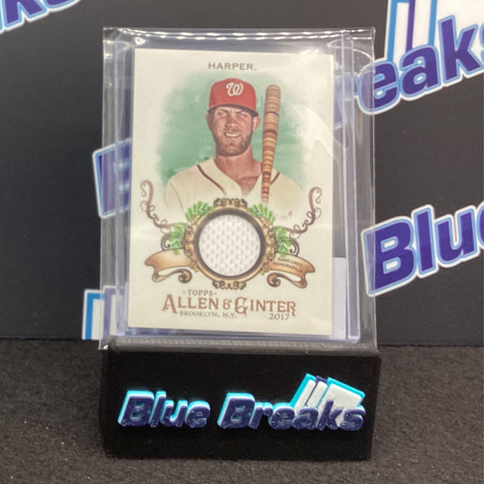 2017 Allen & Ginter Bryce Harper relic #FSRB-BH