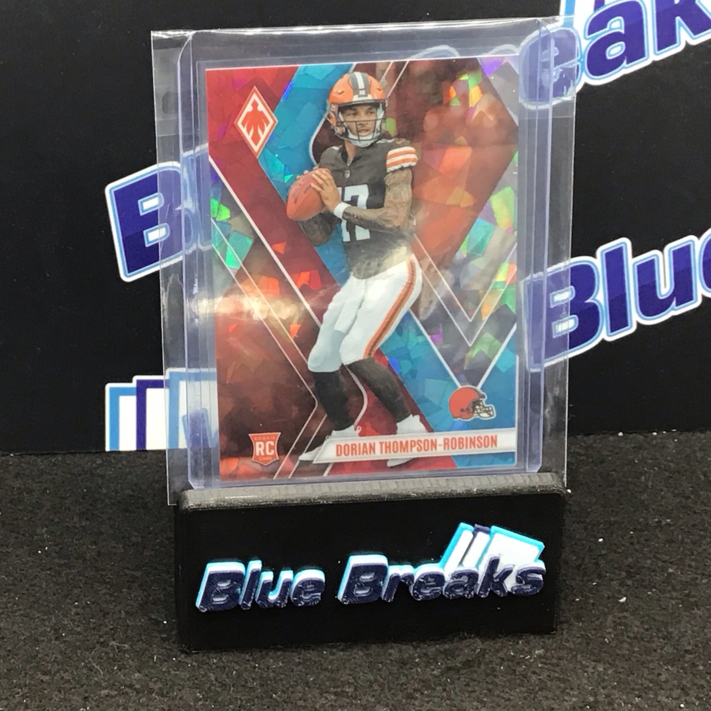 2023 Panini Phoenix fire and ice seismic Dorian Thompson-Robinson 22/50 RC #124 Browns