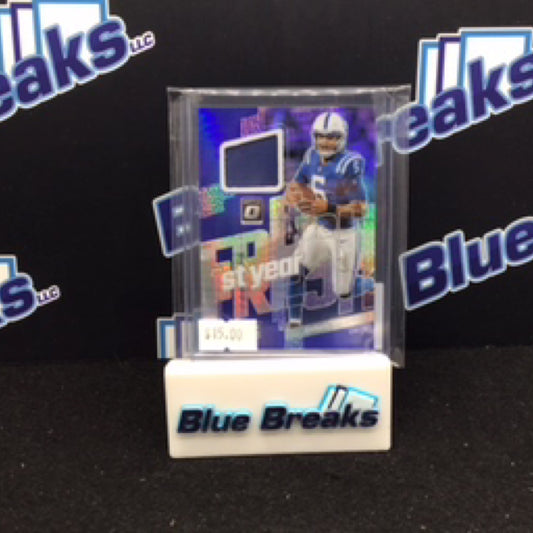 2023 Panini Donruss Optic 1st Year Anthony Richardson relic #FYF-AR Colts