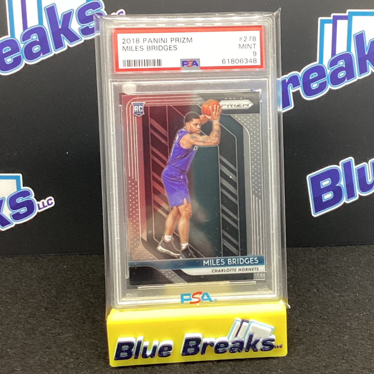 2018 Panini Prizm Miles Bridges PSA Mint 9