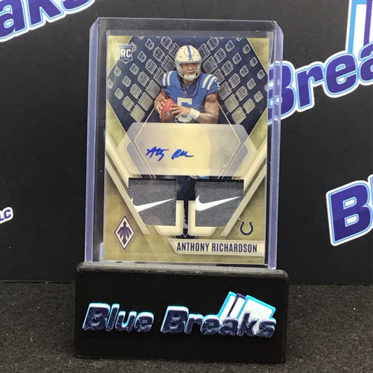 2023 Panini Phoenix Gold Super Prime Anthony Richardson Nike Swoosh auto 1/1 #RAD-AR Colts