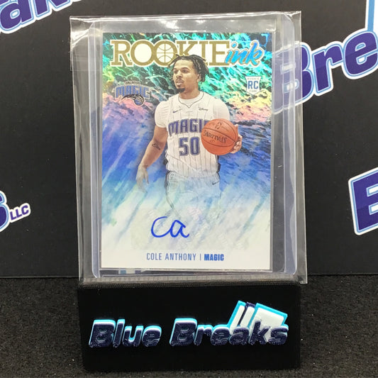 2020-21 Panini - Hoops - Cole Anthony - Orlando Magic - Auto - Rookie Ink
