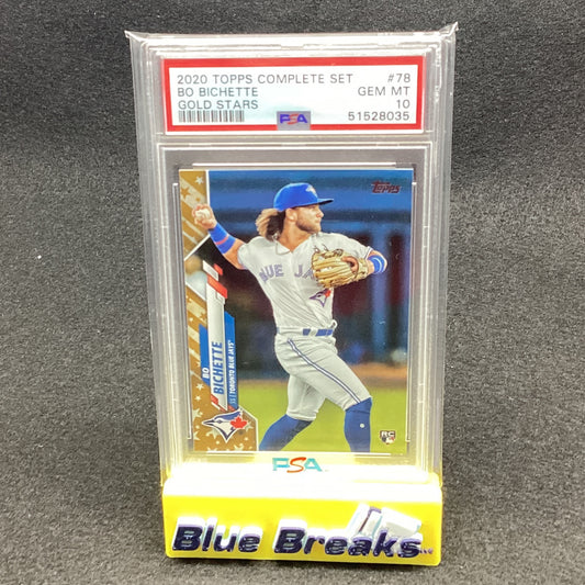 2020 Topps Complete Set Gold Stars Bo Bichette