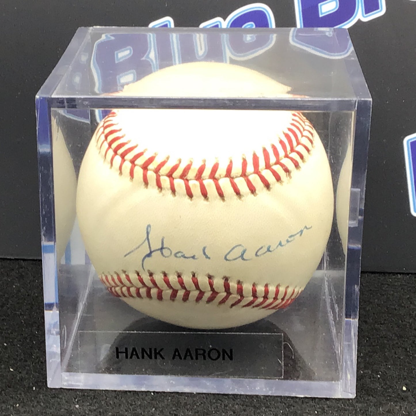 Hank Aaron autographed ball